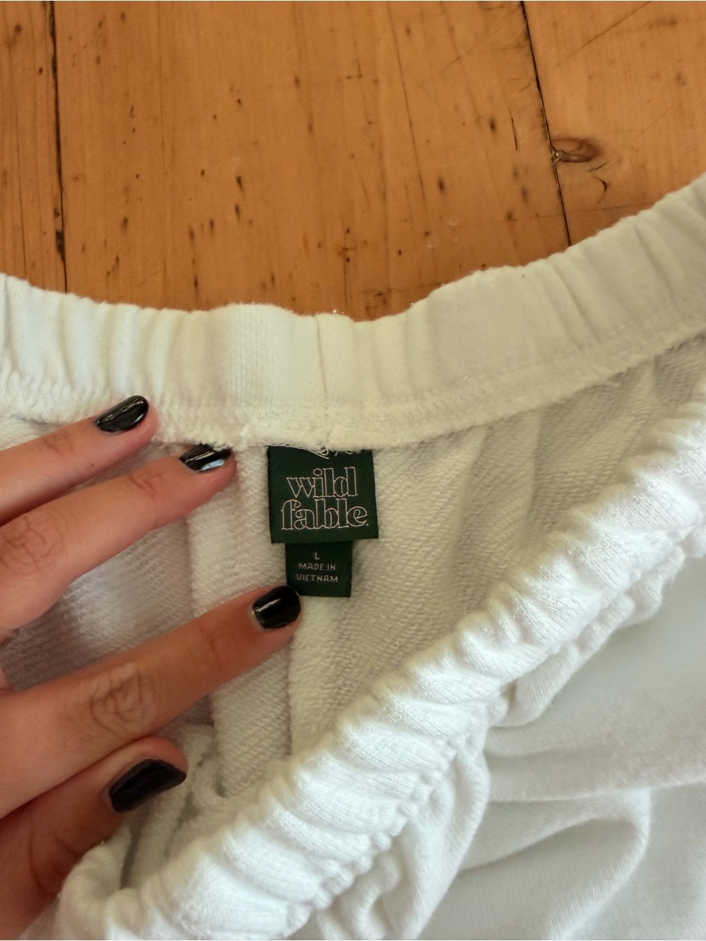 wild fable White Terry Elastic Waist Shorts